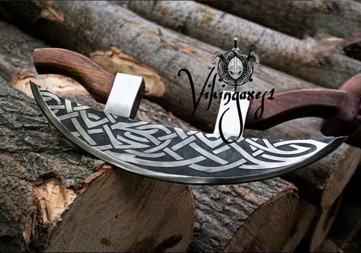 Amazon.com: Two Handed Viking Pizza Cutter, Custom Handmade Viking